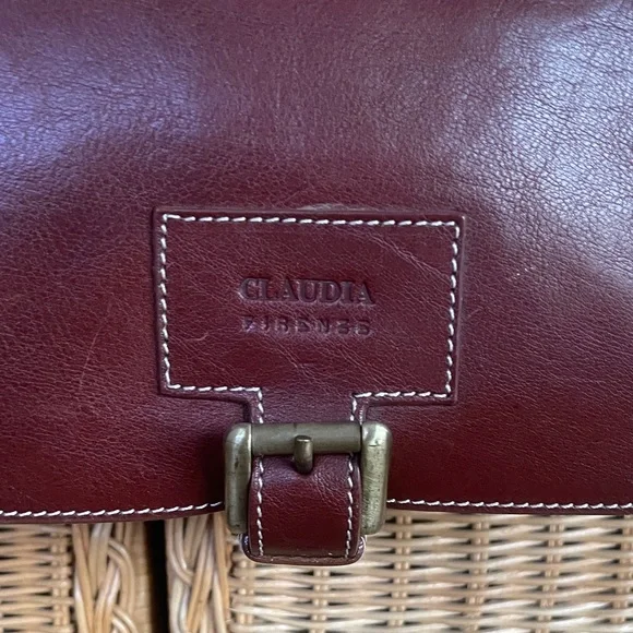 Vintage Claudia Firenze Brown Leather Saddle Shoulder Bag - Picture 3 of 12